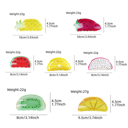 Fruit Themed Hair Clips: Strawberry