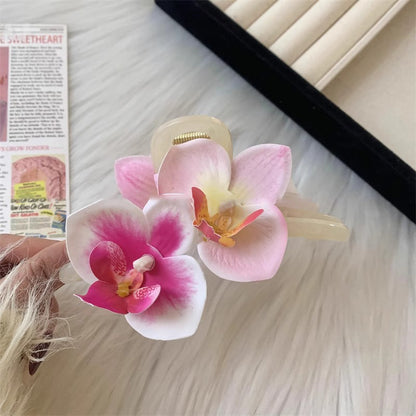 Orchid Bloom Hairclaws: Gradient Pink