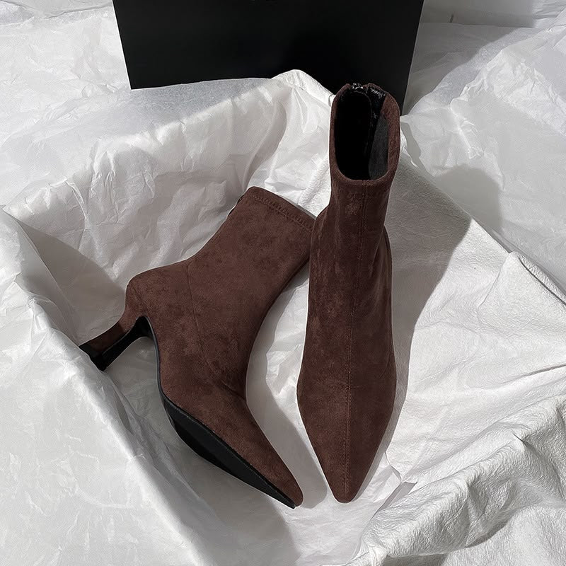 Seude Ankle Boots: Black, Dark Brown (PRE ORDER ONLY)