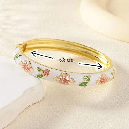 ✨🦢VC181: Vintage Victorian Enamel Bangles : Fiorene 🌸🕯️