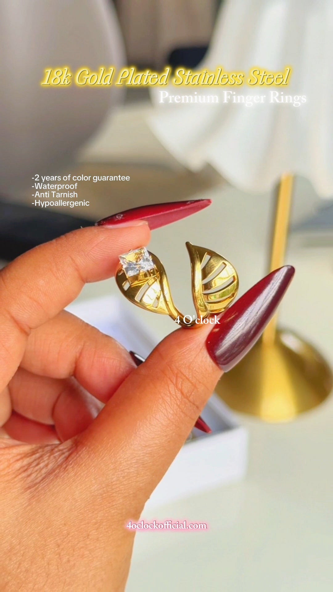 R400: Premium Stainless Steel Finger Ring