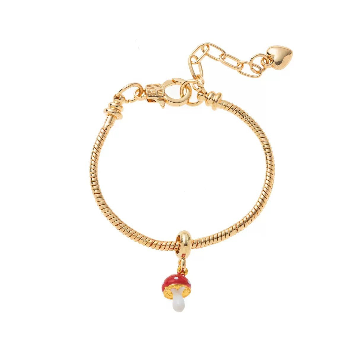 BN56: 18K Gold Plated Premium Stainless Steel Charm Bracelet