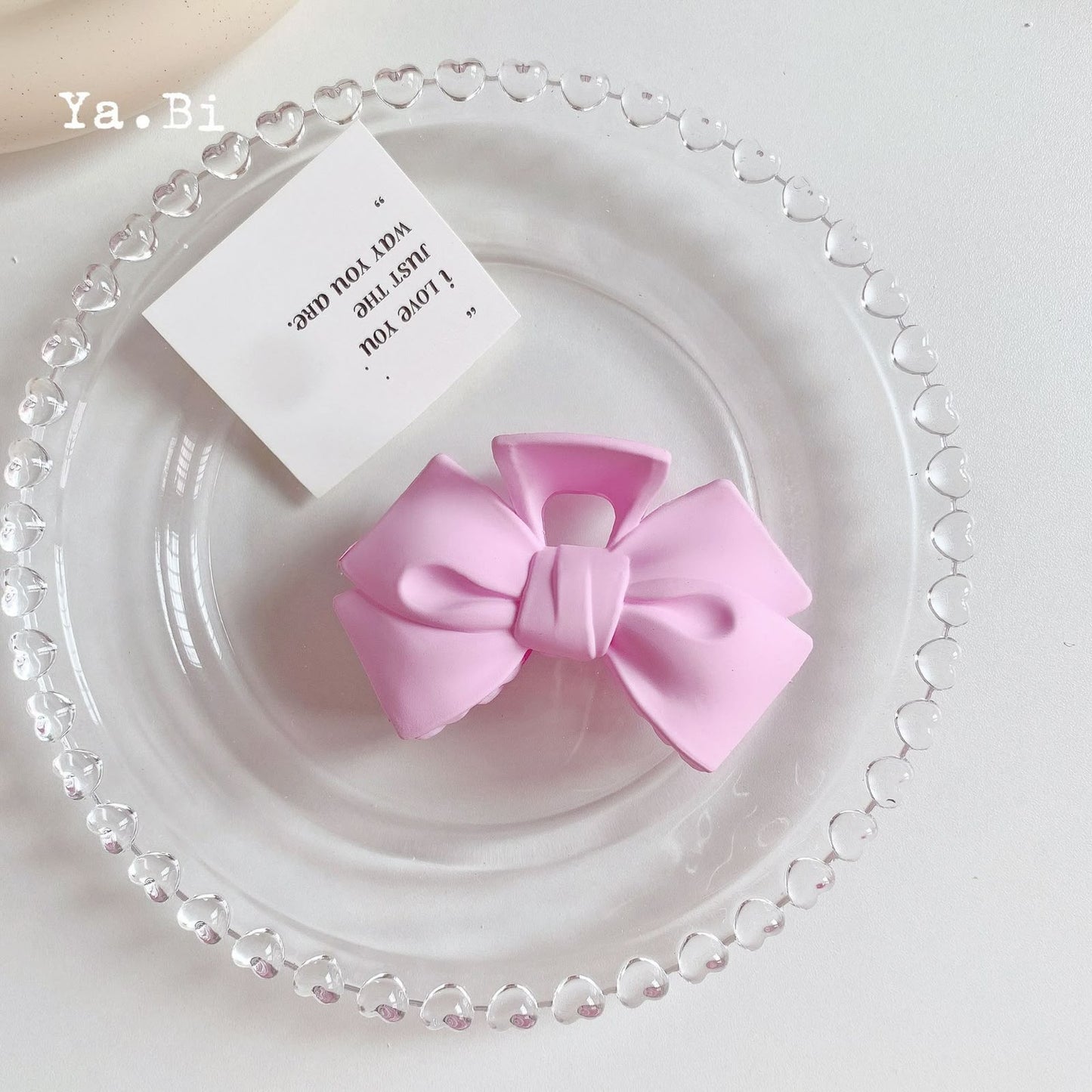 Bow Hairclaws : Pink Purple