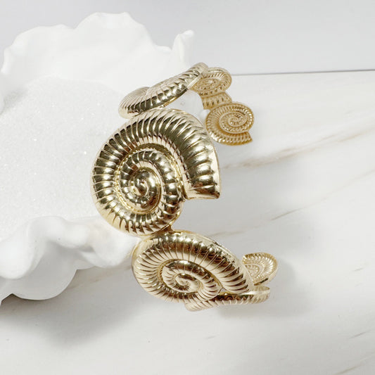 HC155: Handcuff for Stack: Spiral Shell (Golden)