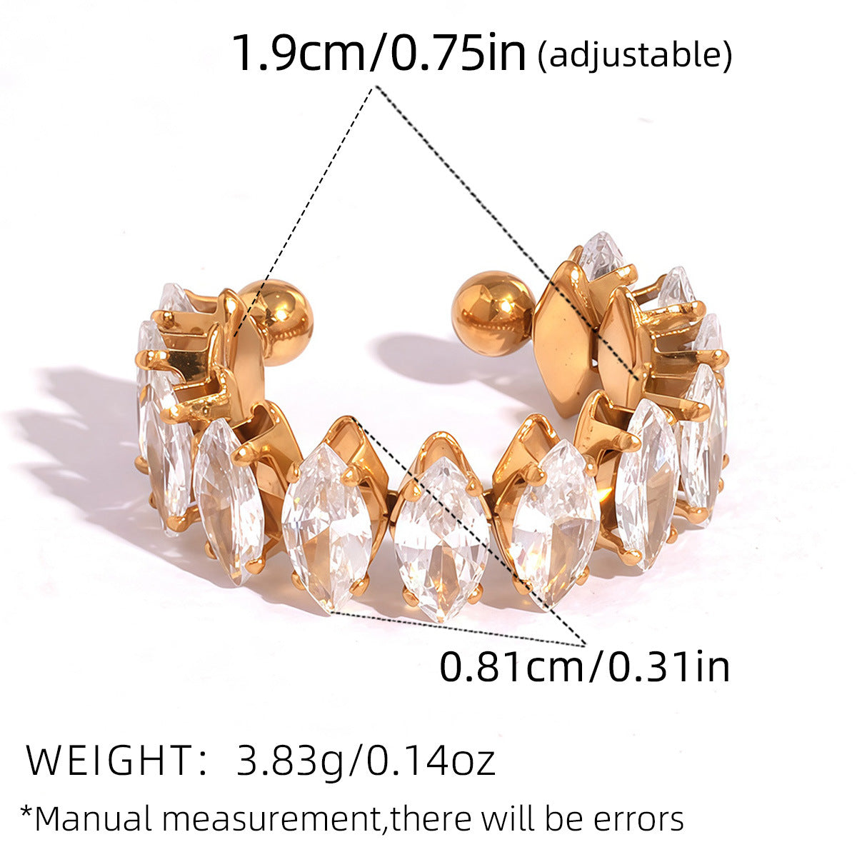 R322: Premium Stainless Steel Finger Ring